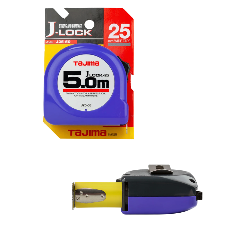 Рулетка будівельна 5м х 25мм TAJIMA (Японія) J LOCK J25-50 Рулетка будівельна 5м х 25мм TAJIMA (Японія) J LOCK J25-50