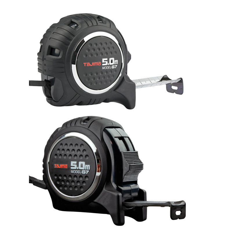 Рулетка будівельна 5м х 19мм TAJIMA (Японія) G7 LOCK ударостійка посилена стрічка Рулетка будівельна 5м х 19мм TAJIMA (Японія) G7 LOCK ударостійка посилена стрічка