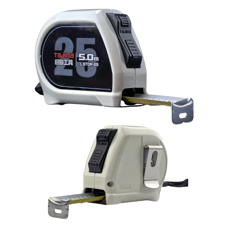Рулетка будівельна 5м х 25мм TAJIMA (Японія) SIGMA автостоп посилена стрічка