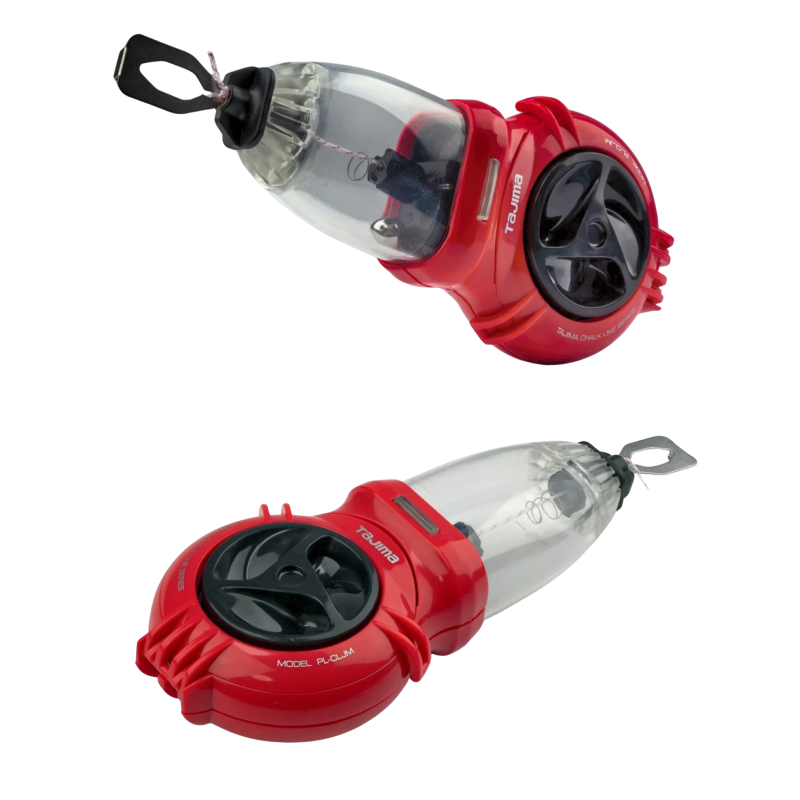 Шнур розмічальний 10 м TAJIMA (Японія) PL-CLJM автоматичне змотування (порошкове чорнило)