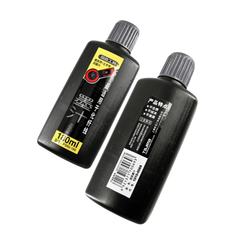 Чорнило рідке 180 мл TAJIMA (Японія) PSB2-180 для розмічальних шнурів (чорне) Чорнило рідке 180 мл TAJIMA (Японія) PSB2-180 для розмічальних шнурів (чорне)