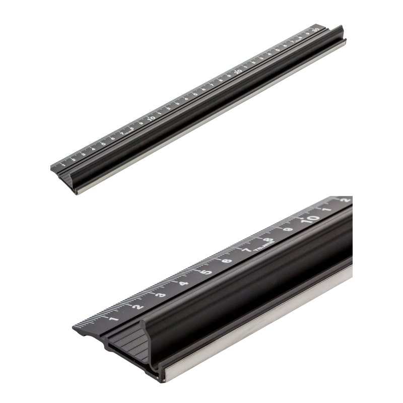 Лінійка алюмінієва 300 мм TAJIMA (Японія) CTG-SL анти ковзна з бортиком Лінійка алюмінієва 300 мм TAJIMA (Японія) CTG-SL анти ковзна з бортиком