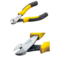 Кусачки бокорізи 125 мм TAJIMA CrNi для пластику з плоскими губками (1207-2067)