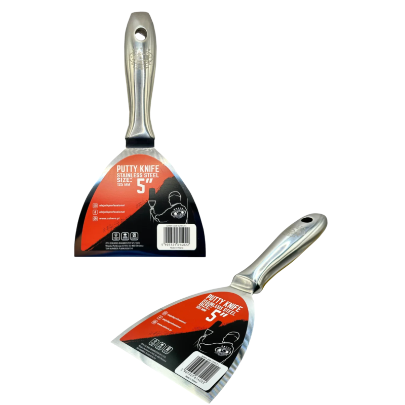 Однокомпонентний шпатель 125 мм з нержавіючої сталі із ергономічною формою OLEJNIK (124013-1) Однокомпонентний шпатель 125 мм з нержавіючої сталі із ергономічною формою OLEJNIK (124013-1)