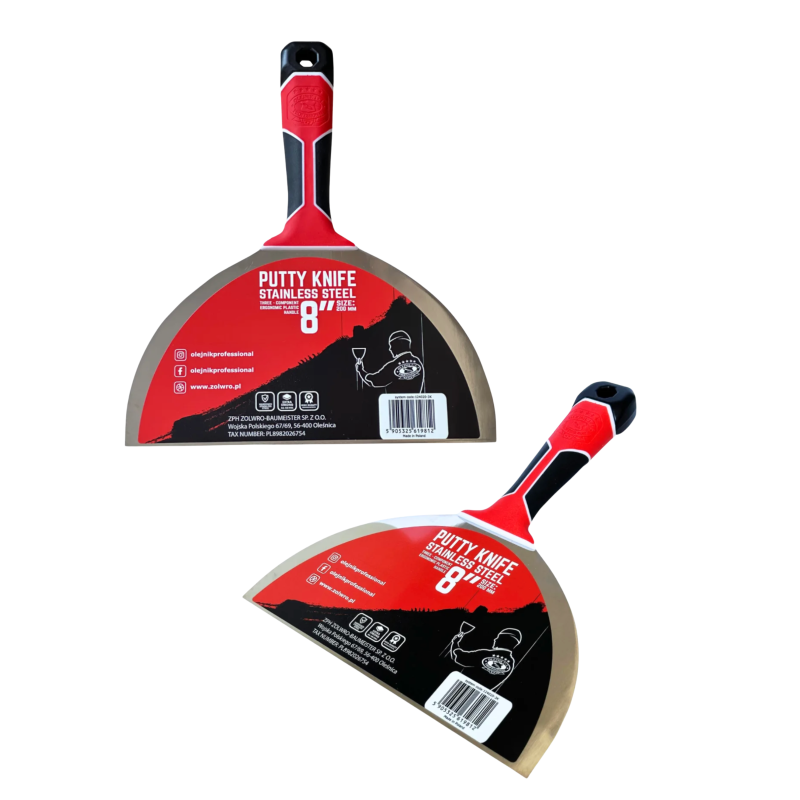 Шпатель OLEJNIK 200 мм з ергономічною трьохкомпонентною ручкою (124020-3K)