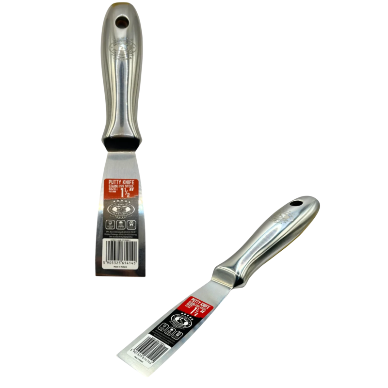 Однокомпонентний шпатель 40 мм з нержавіючої сталі із ергономічною формою OLEJNIK (124040-1)