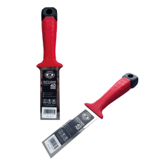 Однокомпонентний шпатель OLEJNIK 40мм із загартованої нержавіючої сталі із ергономічною формою (124040-1K)