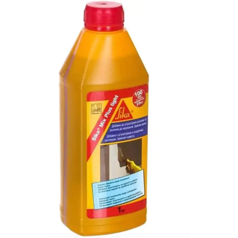 Пластифікатор замінник вапна Sika Mix Plus 1 кг