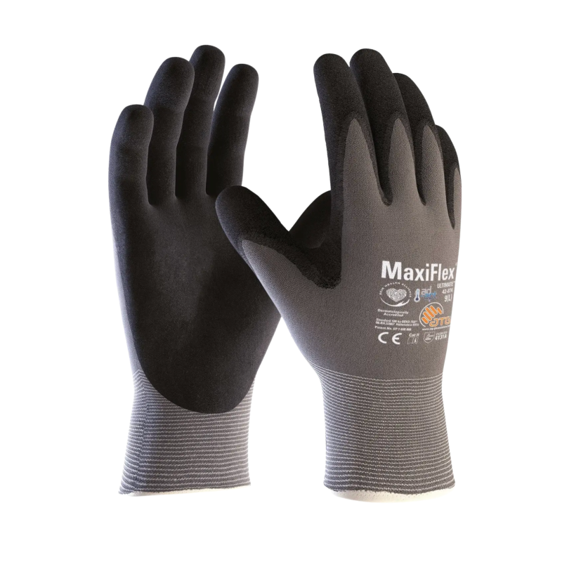 Рукавиці будівельні професійні MaxiFlex Ultimate 9 L (42-874-9)