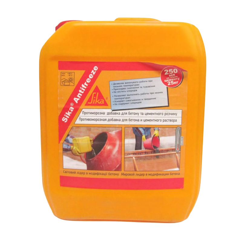 Протиморозна добавка Sika Antifreeze 10 кг для бетону та розчинів