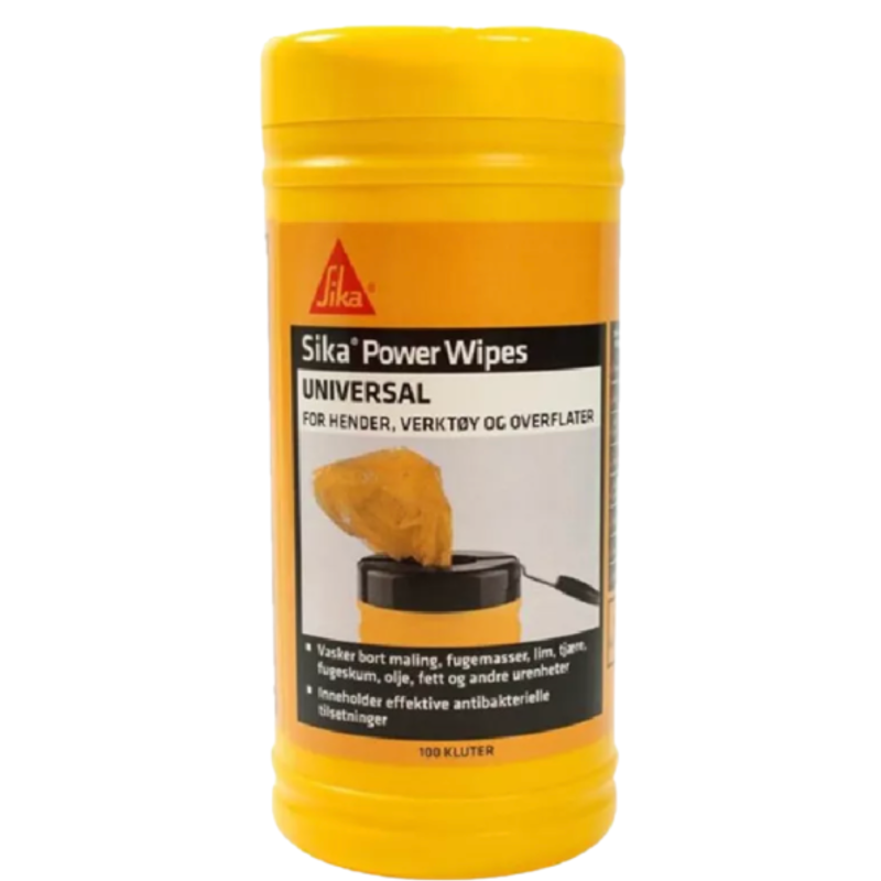Серветки Sika Power Wipes для очищення рук та інструментів 100 шт