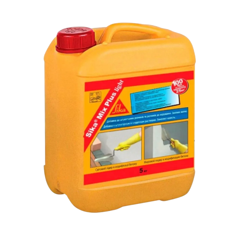 Легкий пластифікатор замінник вапна Sika Mix Plus Light 5 кг