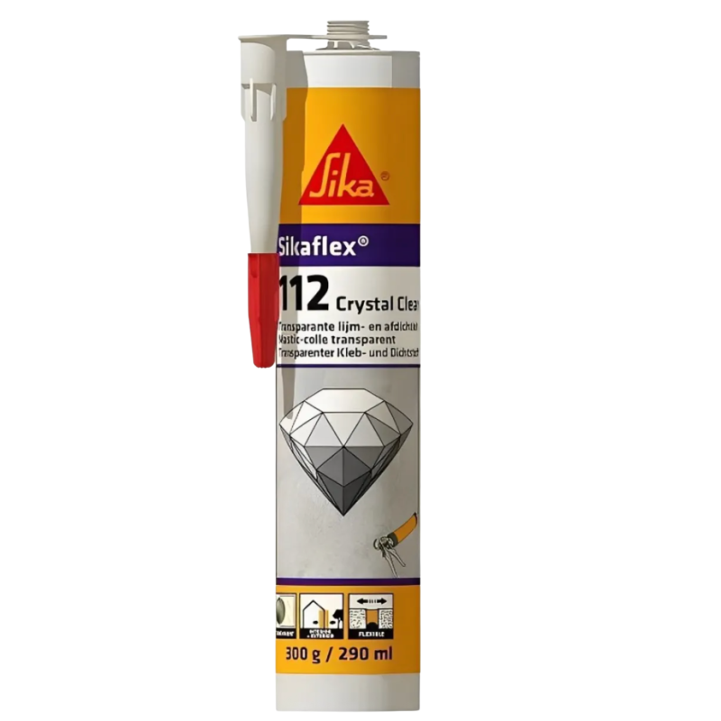Клей-герметик прозорий Sika Flex 112 Crystal Clear 300 мл