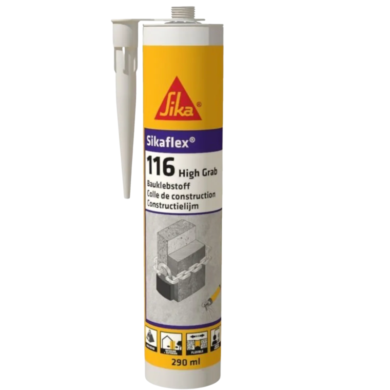 Конструкційний клей Sika Flex 116 High Grab з високою початковою хваткою 290 мл