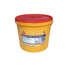 Декоративна фасадна тонкошарова штукатурка SikaWall-6500 Acrylic Silicone, біла, 25 кг (697268)