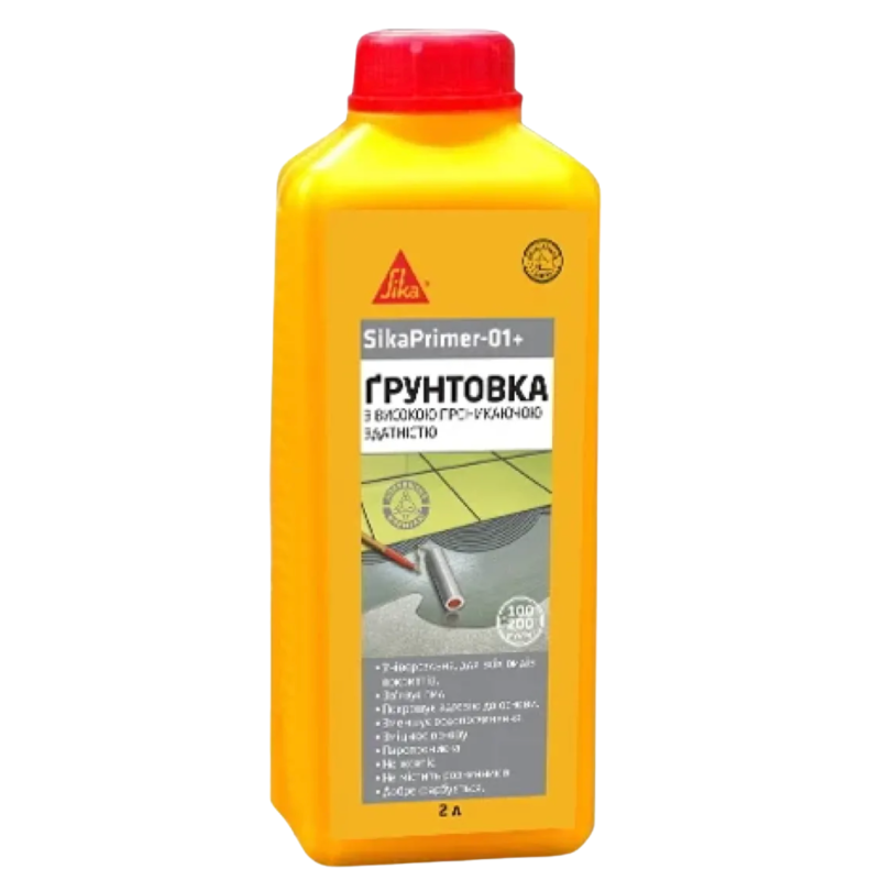 Універсальна ґрунтовка Sika Primer®-01+ для пористих поверхонь 2 л