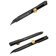 Ніж будівельний 9 мм 30° Woodpecker гвинтовий фіксатор (FD-712)