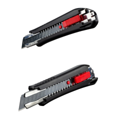 Ніж будівельний 18 мм автофіксатор Woodpecker, посилений (FD-7810)