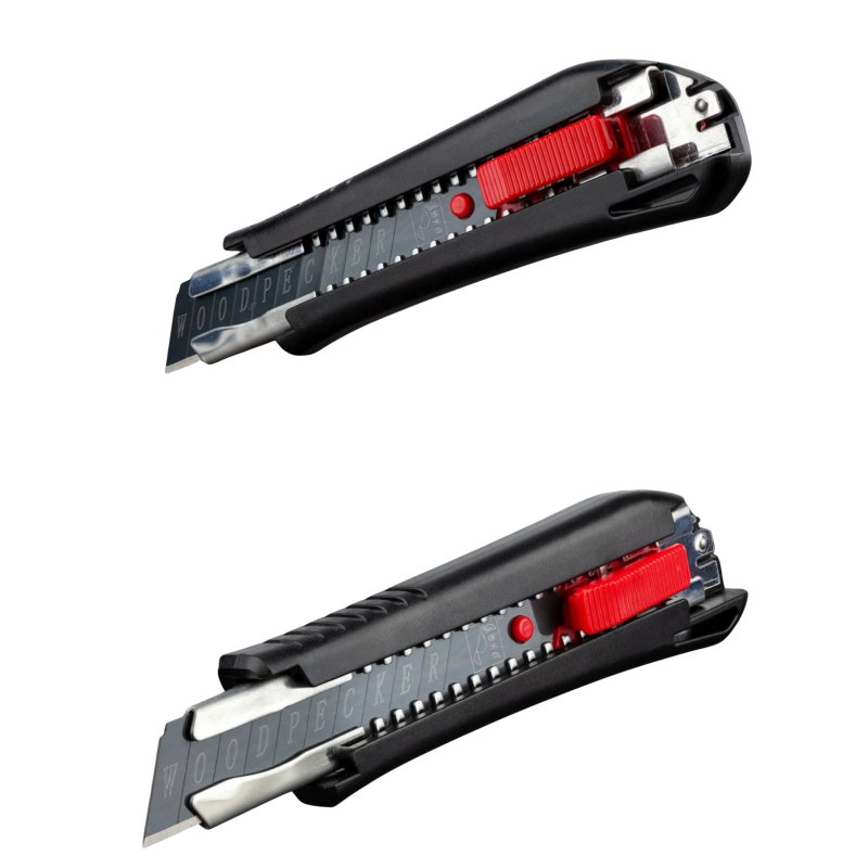 Ніж канцелярський 18мм автофіксатор Woodpecker FD-7810