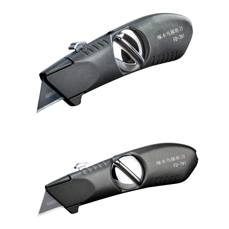 Ніж канцелярський трапецієподібний Woodpecker + 3 леза FD-791 Ніж канцелярський трапецієподібний Woodpecker + 3 леза FD-791