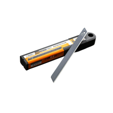 Леза для будівельного ножа 9 мм гнучкі подовжені чорні Woodpecker FD-B20 (10 шт)