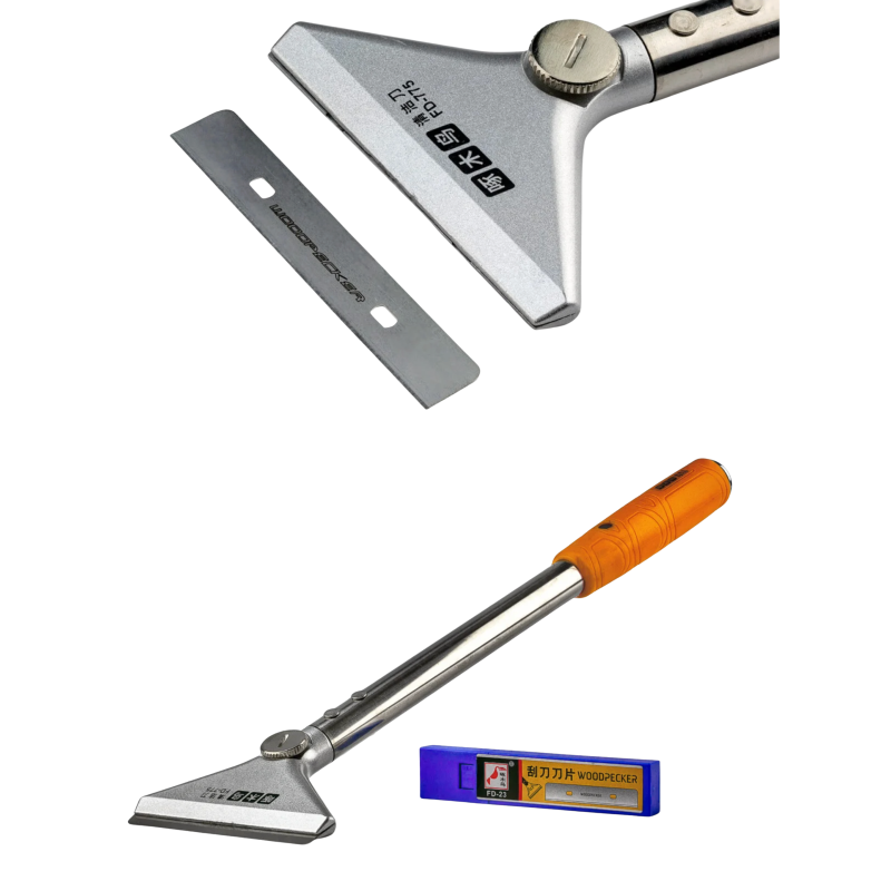 Скребок ударний для чищення поверхонь Woodpeker 680мм + 10 лез Скребок ударний для чищення поверхонь Woodpeker 680мм + 10 лез