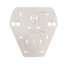 Шаблон дерев’яний (трафарет, кондуктор) для свердління отворів під інсталяцію (L104)