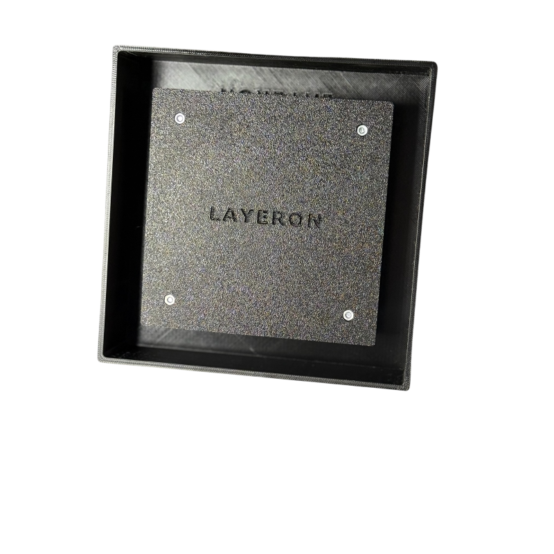 Вентилятор прихованого монтажу Layeron D125 квадратна з регулюванням висоти плитки (L0027)