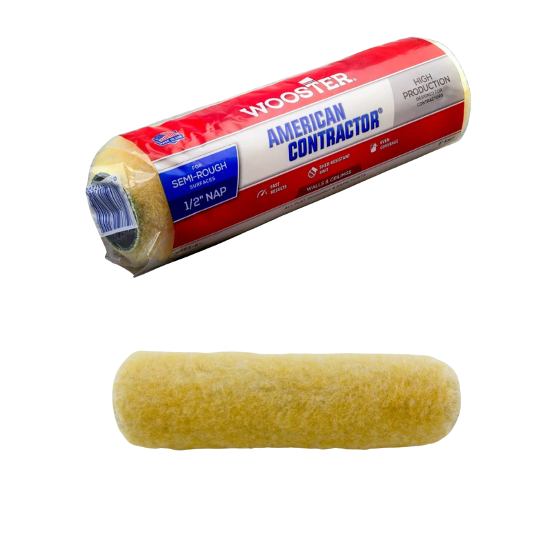 Валик малярний Wooster American Contractor (в’язаний) R563-9, 23 см (9”), ворс 13 мм (1/2”) Валик малярний Wooster American Contractor (в’язаний) R563-9, 23 см (9”), ворс 13 мм (1/2”)