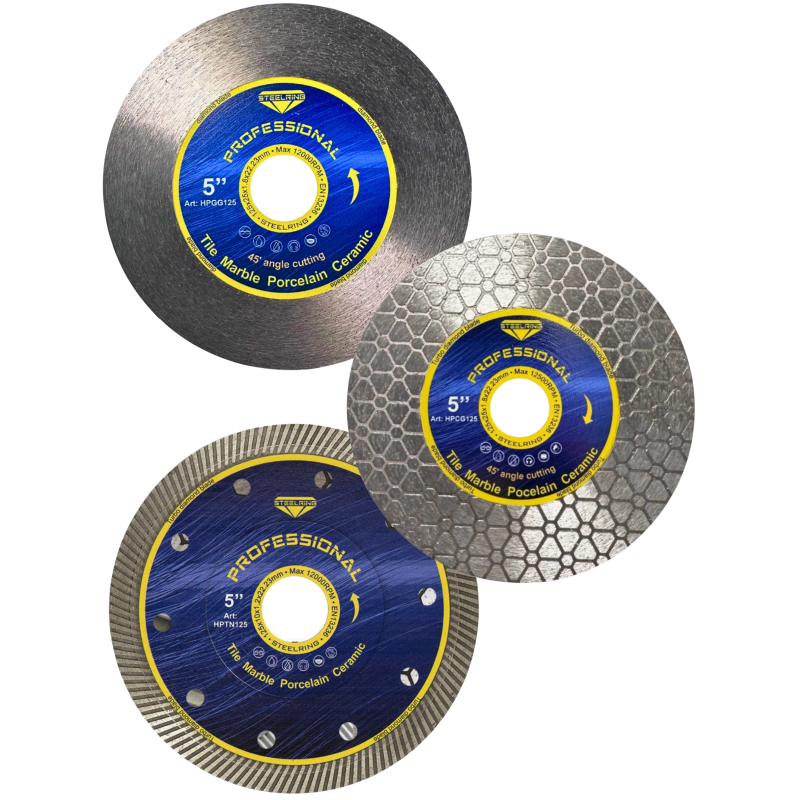 Комплект алмазних дисків Steelring Ø125 мм (KOMHPCG125)