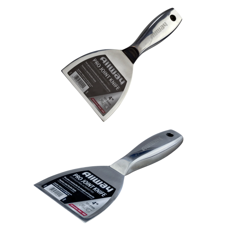 Шпатель ALLWAY UNIBODY 4" 102 мм із нержавіючої сталі металева ручка