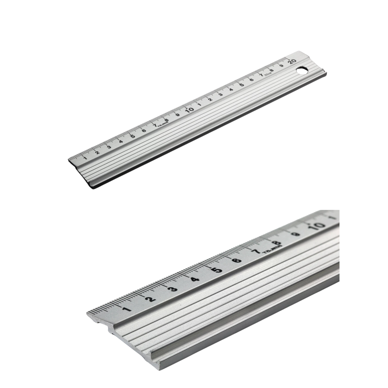 Лінійка алюмінієва 200 мм TAJIMA (Японія) CTG-SD анти ковзна з бортиком Лінійка алюмінієва 200 мм TAJIMA (Японія) CTG-SD анти ковзна з бортиком