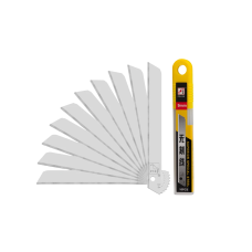 Леза для ножа 9 мм без сегментів сірі Woodpecker FD-25 (10 шт)