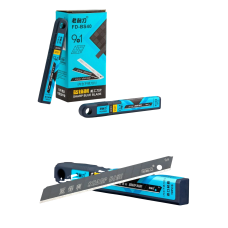 Леза для ножа 9 мм чорні + 1 нержавіюче Woodpecker FD-BS40 (10 шт)