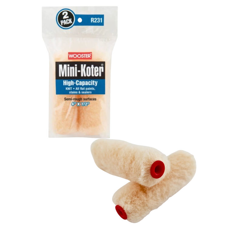 Комплект мініваликів Wooster High-Capacity R231-4, 10 см, ворс 15 мм,  2 шт