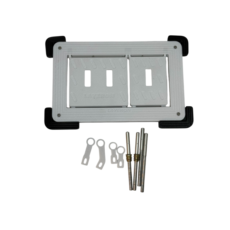 Прихована кнопка змиву Layeron, сумісна з Geberit Sigma / Delta та TECE (L0091)