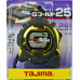 Рулетка будівельна 5,5м х 25мм TAJIMA G3 LOCK ударостійка Рулетка будівельна 5,5м х 25мм TAJIMA G3 LOCK ударостійка