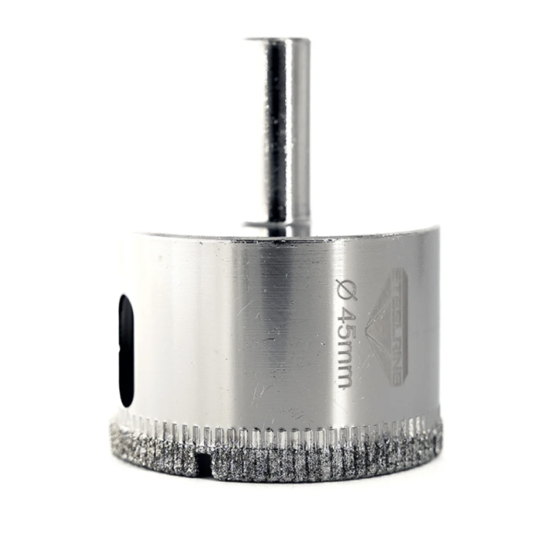 Алмазна коронка STEELRING 45 мм, під дриль (ETS45) Алмазна коронка STEELRING 45 мм, під дриль (ETS45)