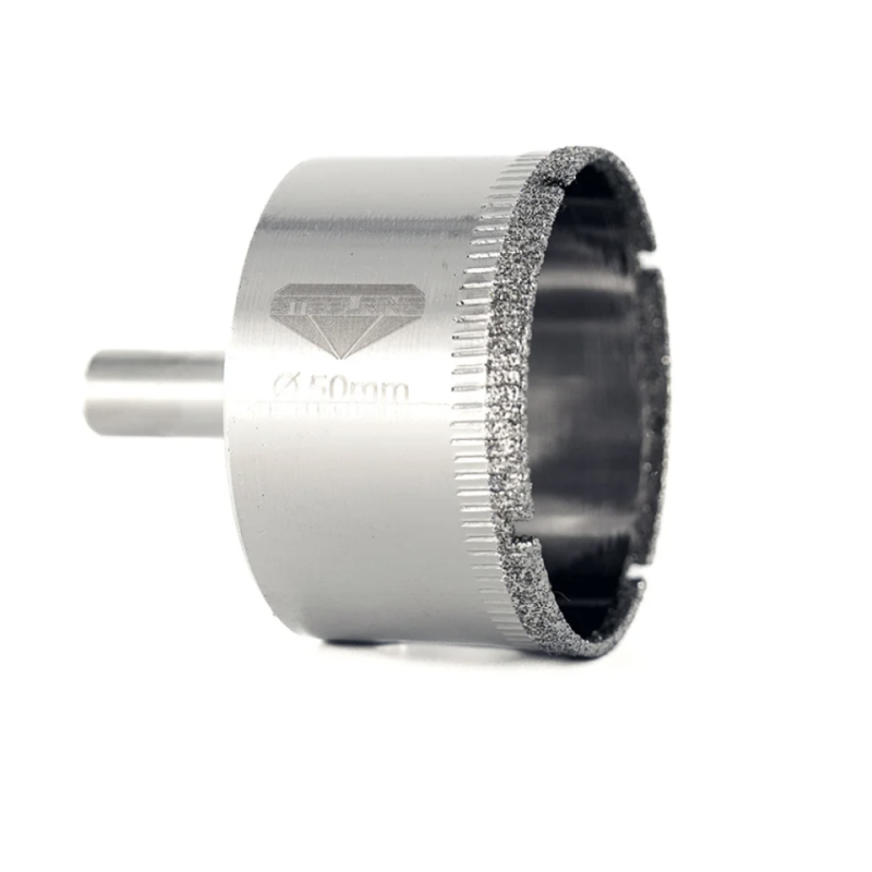 Алмазна коронка STEELRING 50 мм, під дриль (ETS50) Алмазна коронка STEELRING 50 мм, під дриль (ETS50)