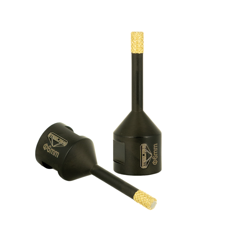 Алмазна коронка під болгарку Steelring Black M14 6 мм (VBCD6)