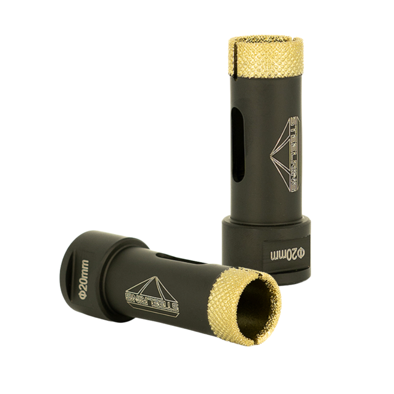 Алмазна коронка під болгарку Steelring Black M14 20 мм (VBCD20)