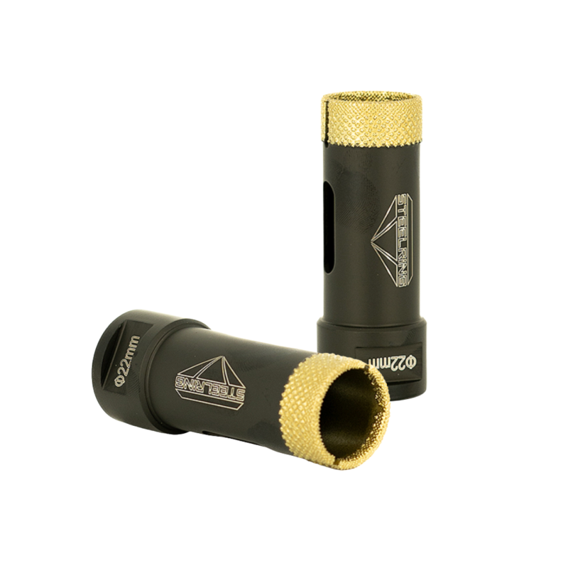 Алмазна коронка під болгарку Steelring Black M14 22 мм (VBCD22)