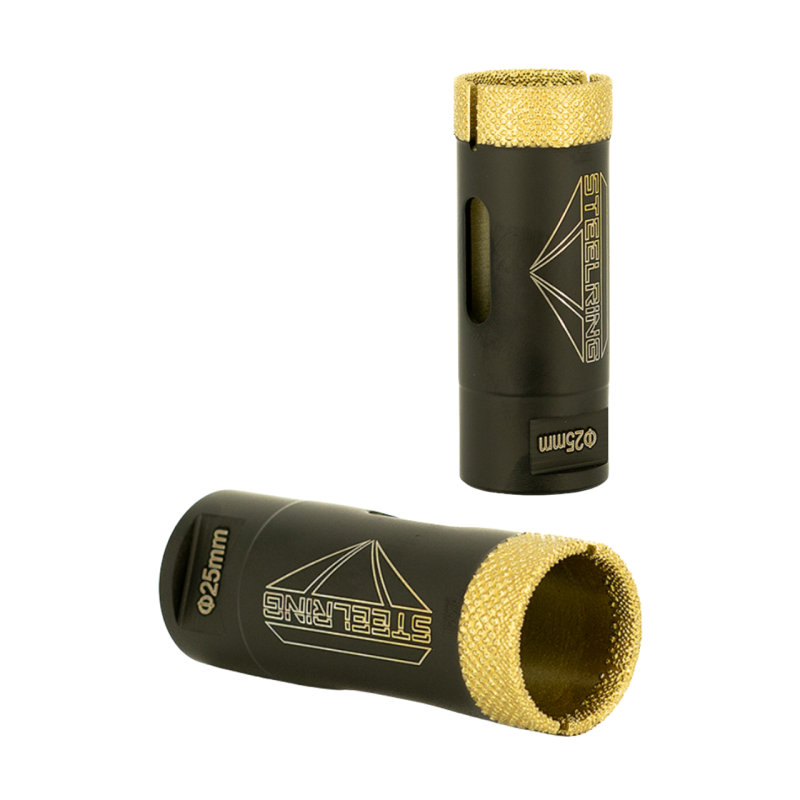 Алмазна коронка під болгарку Steelring Black M14 25 мм (VBCD25)