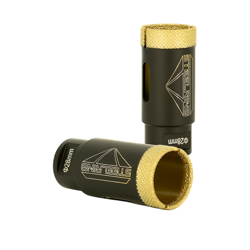 Алмазна коронка під болгарку Steelring Black M14 28 мм (VBCD28)