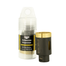 Алмазна коронка під болгарку Steelring Black M14 35 мм (VBCD35)