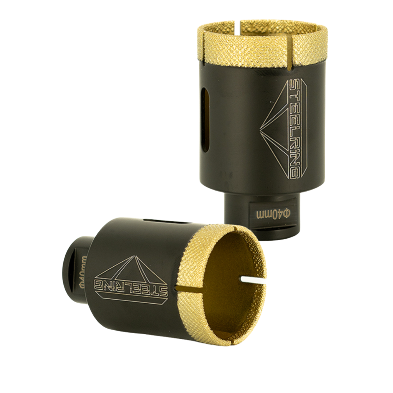 Алмазна коронка під болгарку Steelring Black M14 40 мм (VBCD40)