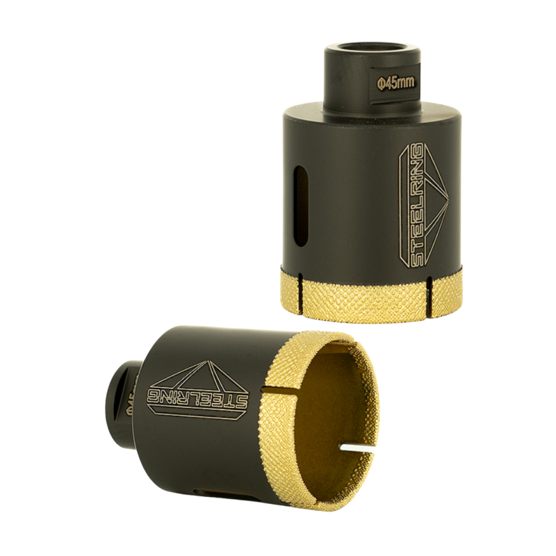 Алмазна коронка під болгарку Steelring Black M14 45 мм (VBCD45)