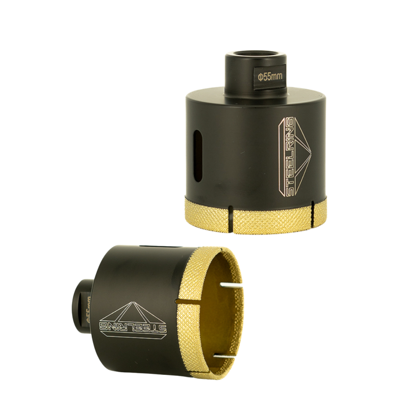 Алмазна коронка під болгарку Steelring Black M14 55 мм (VBCD55)