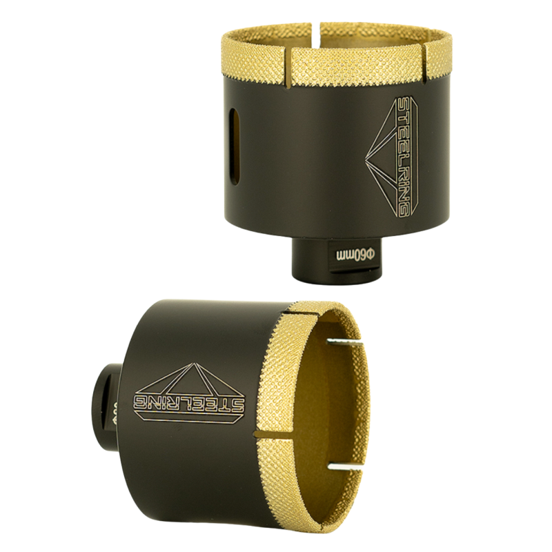 Алмазна коронка під болгарку Steelring Black M14 65 мм (VBCD65)