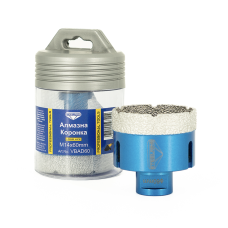 Коронка алмазна Steelring Blue M14x60 (VBAD60)